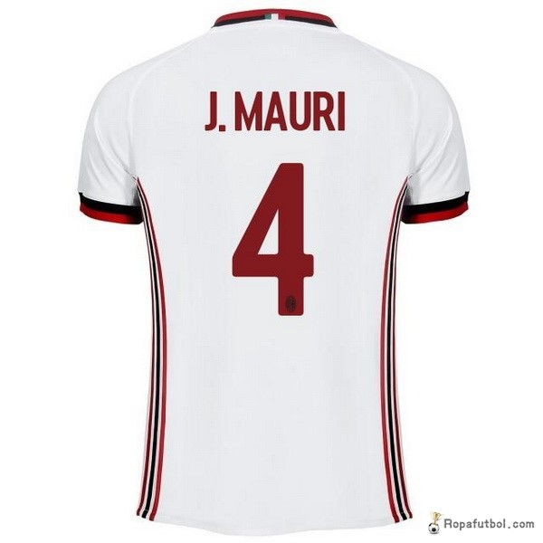 Camiseta AC Milan Replica Segunda Ropa J.Mauri 2017/18